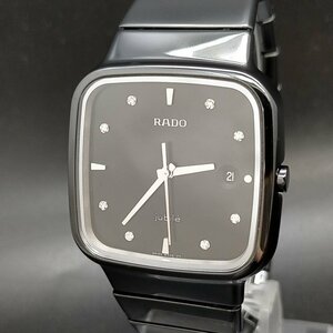 ラドー Rado 腕時計 動作品 157.0910.2(ダイヤスター ジュビリー 8Pダイヤ) メンズ 美品 1380320