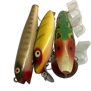 Heddon C.C.B.CO ルアー 3点 おまとめ 釣具 バス 海外 ヴィンテージ ジャンク C8873319