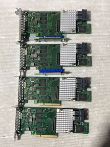 動作未確認 [4個セット] FUJITSU D3216-A13 GS2 SAS PCIe RAID コントローラー カード ジャンク1104