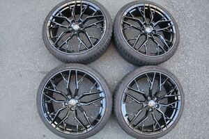 アメ鍛造 305FORGED 21インチ+MICHELIN PS4S 245/35R21 美品 4本セット 中古品