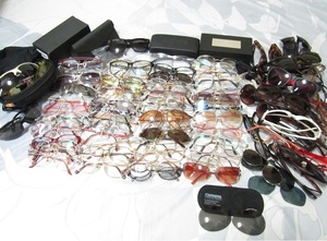 ！！在庫整理品！！　100点以上　大量まとめて　眼鏡　めがね　メガネ　サングラス　ヴィンテージ　ブランド　雑貨