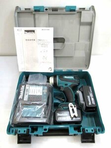 マキタ makita 充電式 4モードインパクトドライバ TP141DRGX バッテリ2個 充電器付 ケース入り 美品中古 ■