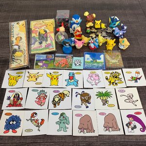 未使用◆ポケットモンスター グッズまとめ ミニフィギュア デコキャラシール ストラップ ピカチュウ フィグリップ ポケモン◆F0698