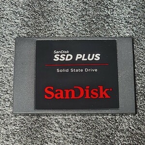 SanDisk SSD PLUS(SDSSDA-480G) 480GB SATA SSD 正常品 2.5インチ内蔵SSD フォーマット済 PCパーツ 動作確認済 500GB 512GB