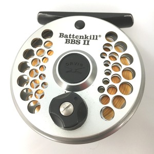 △△ ORVIS オービス フライリール Battenkill BBS2 ケース、ライン付 サビ有 やや傷や汚れあり