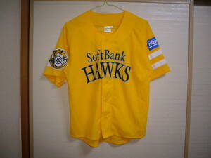 福岡ソフトバンクホークス 鷹の祭典2008 20th・70th記念 ユニフォーム黄色 Sサイズ