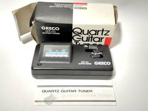 【動作確認済み】GUITAR TUNER GRECO GT-01 チューナー