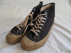 激安！JUNK！USA製 ビンテージ ４０S ５０S 黒 US10 KEDS ケッズ スニーカー VINTAGE ロカビリー 古着 アメカジ ディスプレイ BORO JUNK 