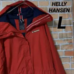 HELLY HANSEN マウンテンパーカー ロングコート フード L レッド