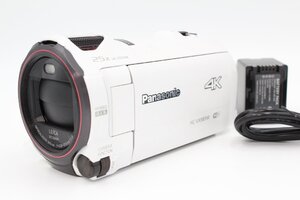 ＜＜新品バッテリー（社外品）付き！！＞＞【美品】PANASONIC パナソニック 4K ビデオカメラ VX985M 64GB ホワイト #LE2024970