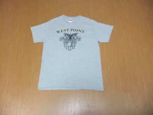 GILDAN　Tシャツ　グレーL　WEST POINT　ウエストポイント　usma　古着