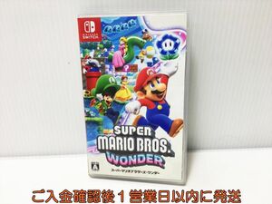 【1円】switch スーパーマリオブラザーズ ワンダー ゲームソフト Nintendo スイッチ 状態良好 1A0228-005ek/G1