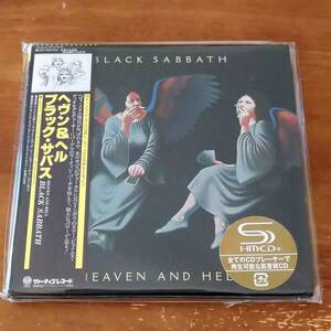 紙ジャケ　　　SHM-CD　　　BLACK　SABBATH　　　　/　　 　HEAVEN　AND　HELL　　2CD　　　　紙ジャケット　　国内盤　　　