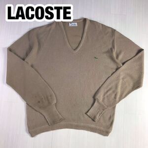 IZOD LACOSTE アイゾッドラコステ ニットセーター ブラウン ワニ