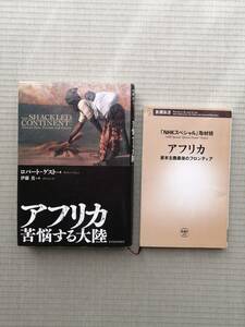 アフリカ　苦悩する大陸　ロバート・ゲスト　著伊藤 真訳／アフリカ資本主義最後のフロンティア「NHKスペシャル」取材班の２冊