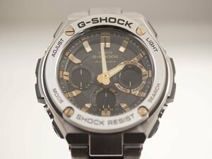 【CASIO】カシオ「G-SHOCK/Gショック G-STEEL」GST-W110D-1A9JF 電波 ソーラー メンズ 腕時計【中古品】