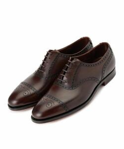 新品未使用　CROCKETT&JONES クロケット&ジョーンズ　セミブローグシューズ　 9.5 9ハーフ　9 1/2 ダークブラウン　COVENTRY コベントリー