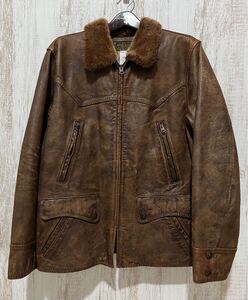 新品 定価396000円 24aw RRL シアリングカラーレザーカーコート L 牛革 ジャケット ラルフローレン ダブルアール