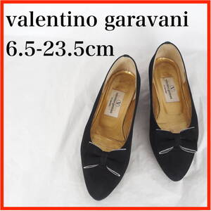 MK8807*valentino garavani*ヴァレンティノ ガラヴァーニ*レディースバレエシューズ*6.5-23.5cm*黒