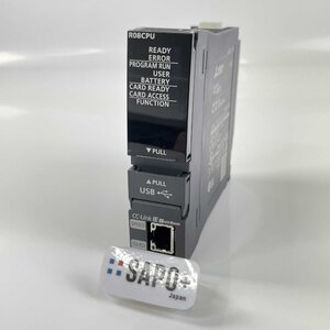 R08CPU 2022年製 MELSEC iQ-Rシリーズ シーケンサCPUユニット 三菱電機 PLC(8132)