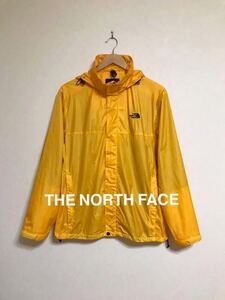 THE NORTH FACE PERTEX ザ ノースフェイス ナイロン ウインド ジャケット アウトドア イエロー サイズM 長袖 ゴールドウィン NP11810 黄