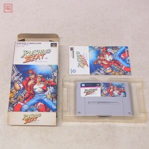 動作保証品 SFC スーパーファミコン ラッシング・ビート RUSHING BEAT ジャレコ JALECO 箱説付【10