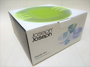 [bjk]/ 未使用品 /『Joseph Joseph ジョセフジョセフ ハンズオン』/ サラダボウル / メラミン / ホワイト