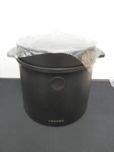 ○【新品・未使用】LOCABO　糖質カット炊飯器　JM-C20E-B/W　ブラック