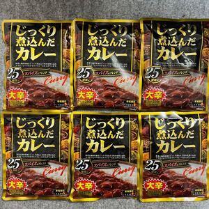 じっくり煮込んだカレー 大辛 210g×6個セット ハチ食品 レトルトカレー