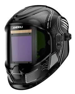 【新品】ANDELI 溶接面 4アークセンサー 自動フィルター 自動遮光溶接面 遮光度5-8/9-13 溶接ヘルメット 溶接マスク 電池交換可能 チーター
