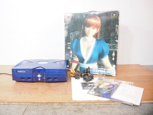 ☆【2F0205-3】 Microsoft マイクロソフト Xbox かすみちゃんブルー R60-00063？ DEAD OR ALIVE Complete記念 ジャンク