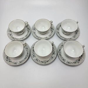 ●ノリタケ ティーカップ６セット●食器 6客 ティーセット Noritake 日本製 中古 used 食器キッチンシリーズ KBT-009