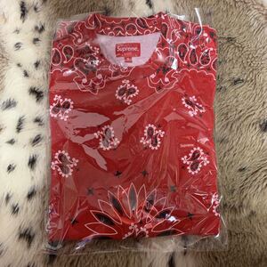 M Supreme Small Box Tee Red Bandana タグ付き新品　シュプリーム