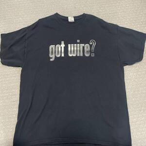 got wire awg American wire group tシャツ XL gotmilk パロディ