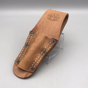 【未使用】FUJII DENKO 藤井電工 PENCHI SHEATH ペンチ ケース 大工 道具ケース 腰袋 レザー 革 HYOGO JAPAN 兵庫ジャパン おすすめ