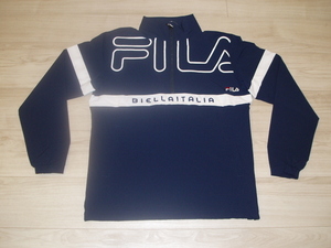 即決！新品★FILA（フィラ）ハイパーストレッチハーフジップブルゾン【L】12,100円　　P17