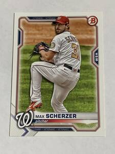 MAX SCHERZER 2021 BOWMAN #39 RANGERS METS 即決