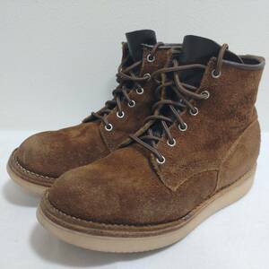 VIBERG ヴァイバーグ ブーツ ラフアウト ブラウン UK 7 US 7.5 JP 25.5cm相当 カナダ製