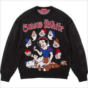 新品 XL Supreme Snow White Sweater Black シュプリーム スノー ホワイト セーター ブラック 黒 白雪姫 24FW