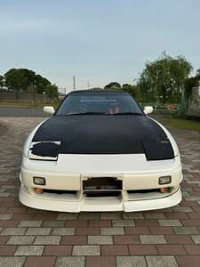 日産 180SX RPS13 5速マニュアル 改造多数 即ドリ(社外パーツ多数）社外 タビン FC ロールバー タワーバー 書類あり。