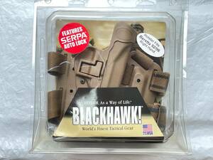 ★新品未使用！BLACKHAWK ブラックホーク BHI Serpa LV2 ベレッタ Beretta M92/M96/M9 ドロップレッグホルスター 右用 米軍実物