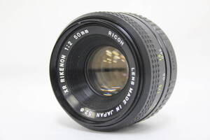 【返品保証】 【和製ズミクロン】 リコー Ricoh XR RIKENON 50mm F2 レンズ v8106