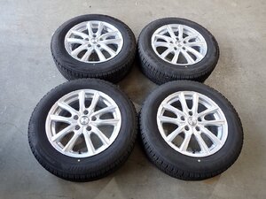 YS11964【送料無料195/65R16】60プリウスなどに ブリヂストン VRX2 中古スタッドレスセット ★16×6.5J 114.3/5H ET38★