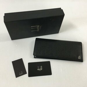 TEI【中古品】 DUNHILL ダンヒル 長財布 ブラック メンズ 箱付き 〈181-230922-YO-17-TEI〉