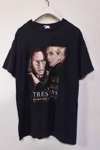 TRESPASS Movie Tee size M ブレイクアウト ニコラスケイジ ニコールキッドマン Tシャツ ブラック