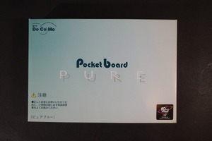 1円～ 未使用 NTT Docomo　ドコモ　ポケットボード　ピュア　ブルー　レトロ　箱付き