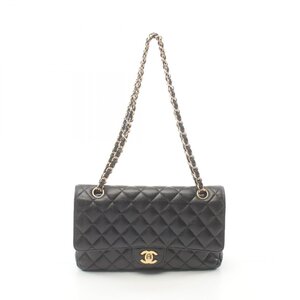 シャネル マトラッセ Wフラップ ブランドオフ CHANEL レザー ショルダーバッグ キャビア 中古 レディース