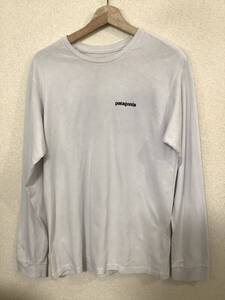 patagonia パタゴニア　プリント　長袖Tシャツ　ロンT アウトドア　メンズ　古着　S オーガニックコットン