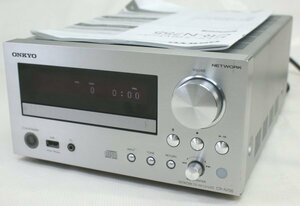 ♪♪♪ ONKYO/オンキヨー CR-N755 ネットワークCDレシーバー ハイレゾ DSD対応 シルバー ♪♪♪　説明書付