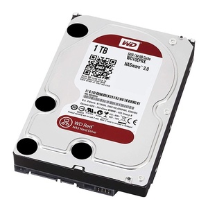 【中古パーツ】3.5 SATA 1TB 1台 正常 WDC WD10EFRX 使用時間0H ■HDD7088